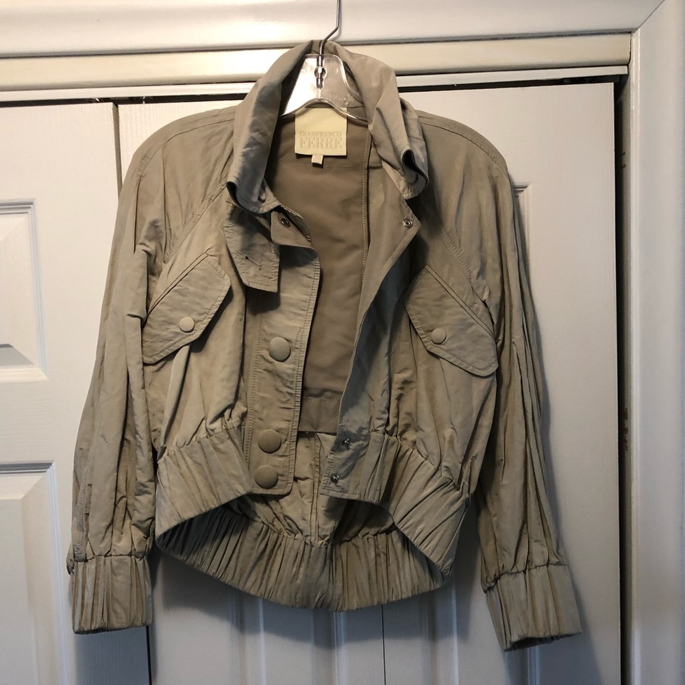 NWOT Gianfranco Ferre Bomber Jacket Sz: 40